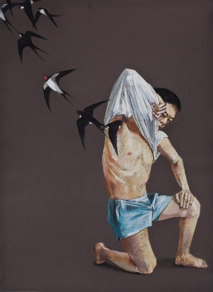 Wang Haiyang Untitled-22 75cm55cm pastel on paper 2010