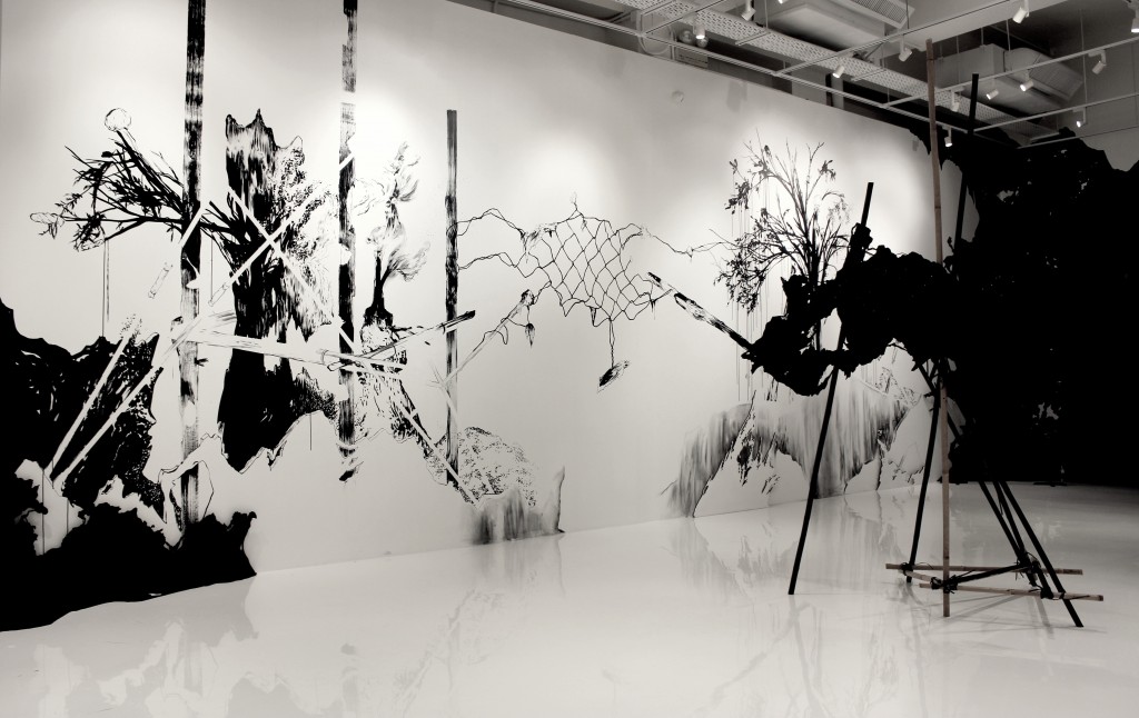 7 - A.BENCHAMMA : The invention of the cave -Gallery agnes b Honk Kong-2013