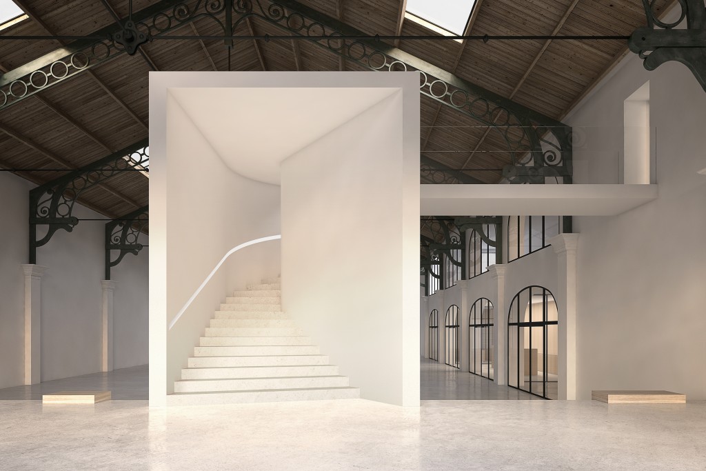 4_Escalier, Photos Tanguy Aumont -Airstudio pour la Patinoire Royale