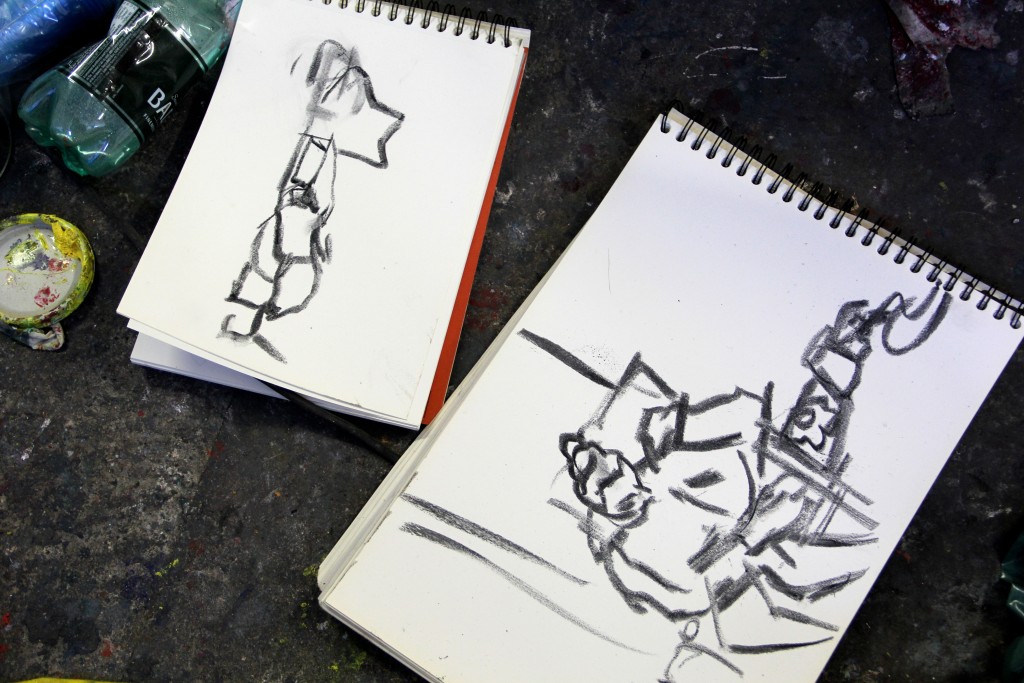 Damien Cabanes, l'atelier, @ouvretesyeux