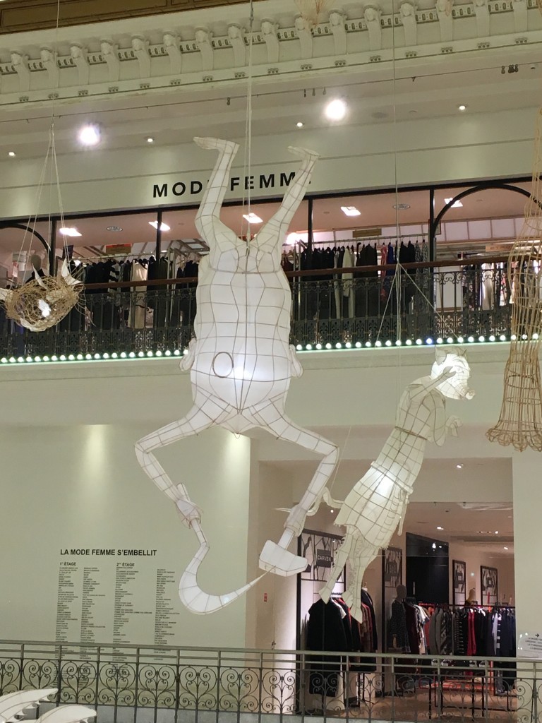 Ai Weiwei au Bon Marché, photo Christine Barbe.