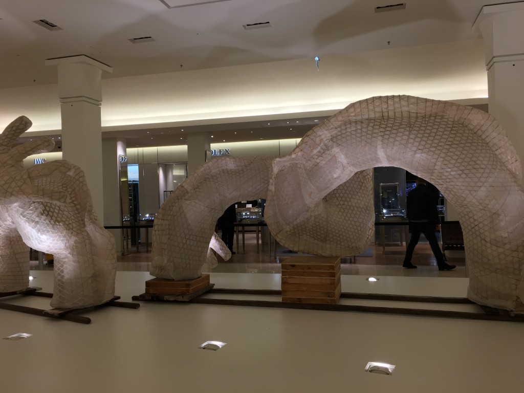 Ai Weiwei au Bon Marché, photo Christine Barbe.