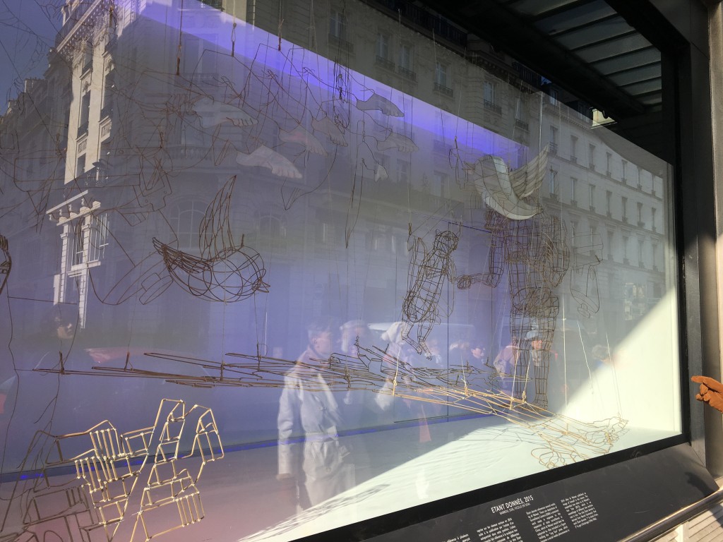 Ai Weiwei au Bon Marché, photo Christine Barba